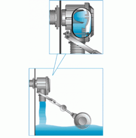 Кран поплавковый 3/4